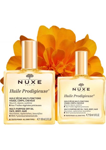 Huile Prodigieuse Dry Oil - Çok Amaçlı Kuru Yağ 100 ml + 50 ml