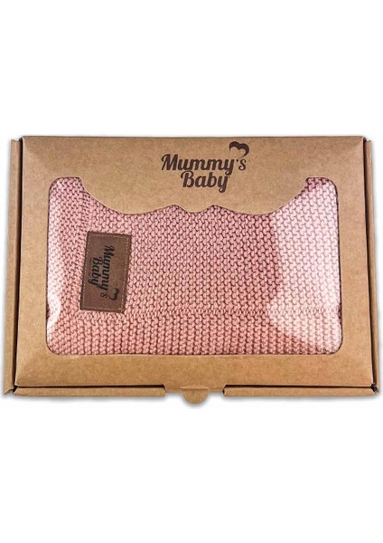 Organik Pamuk Battaniye 80x100 Pembe