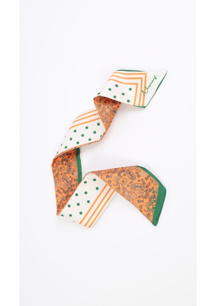 Çift Desenli Kısa Twilly 5X49 cm modelleri