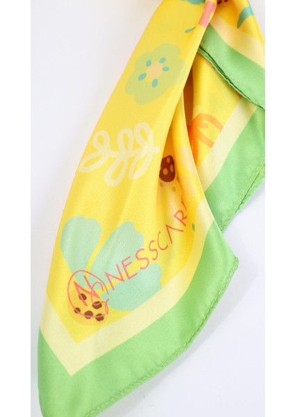 Çiçek Desenli Sarı Saç Tokası modelleri