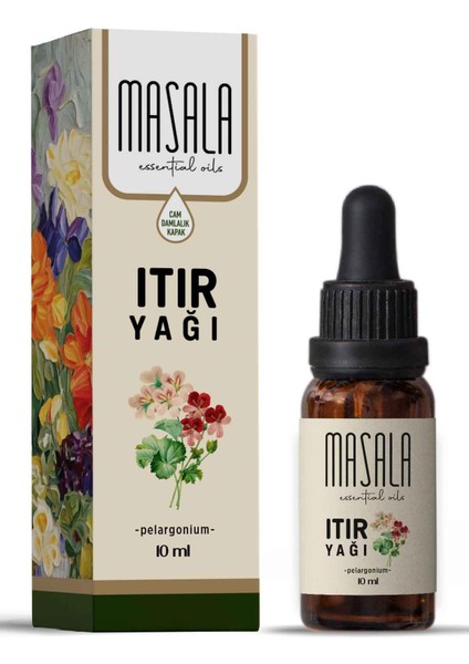 Saf Itır (Sardunya) Yağı 10 Ml. - (Geranium Essential Oil)