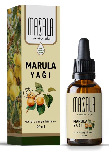 Marula Yağı 20 ml  Soğuk Pres (Marula Carrier Oil