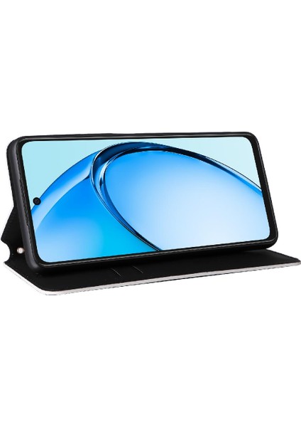 Oppo A60 4g 3D Desen Kart Yuvaları Için Kılıf Tutucu Pu Deri Manyetik (Yurt Dışından)
