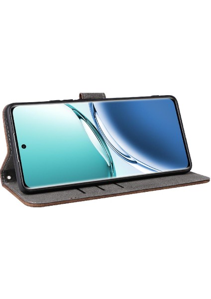 Oppo A3 Pro 5g Için Kılıf Manyetik Kapatma Flip Folio Cüzdan Pu Deri Rfid (Yurt Dışından)