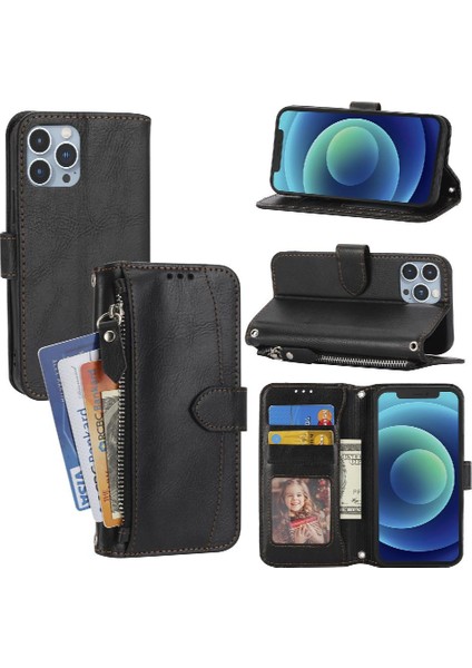 Iphone 11 Için Flip Case Pro Max Pu Deri Manyetik Kapatma Anti Scratch (Yurt Dışından)