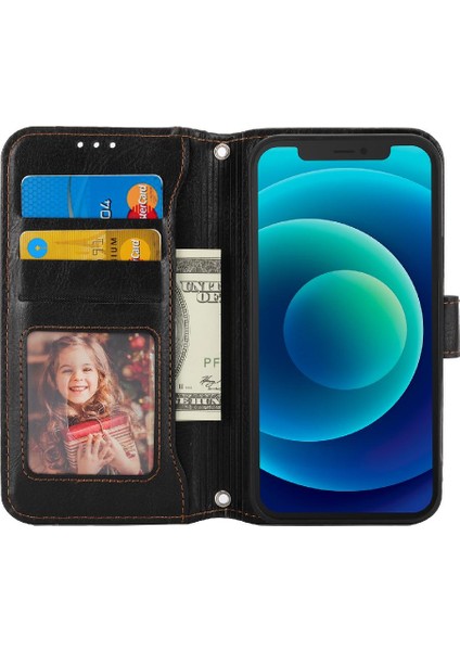 Iphone 11 Için Flip Case Pro Max Pu Deri Manyetik Kapatma Anti Scratch (Yurt Dışından)