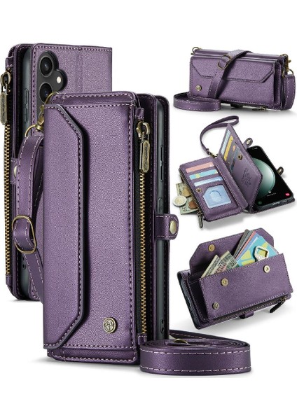 Kadınlar Için Samsung Galaxy S23 Kılıf Cüzdan Cüzdan Kılıf Için Crossbody Durumda (Yurt Dışından)