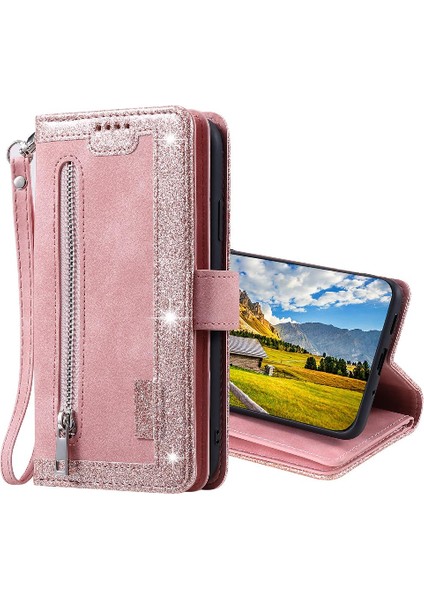 Xiaomi 13 Lite Için Flip Case Cüzdan 9 Kart Yuvaları Kickstand Pu Deri (Yurt Dışından)