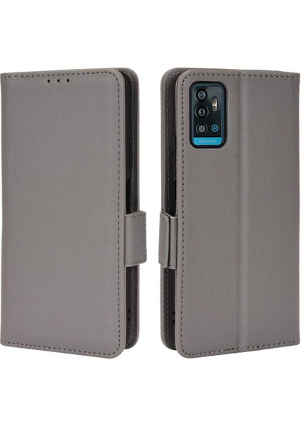 Zte Blade A71 Yan Toka Manyetik Cüzdan Pu Deri Kart Yuvaları (Yurt Dışından)