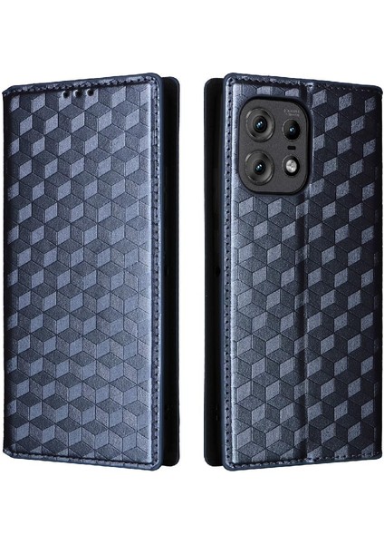 Motorola Moto Kenar 50 Pro Pu Deri 3D Desen Manyetik Kapatma (Yurt Dışından)