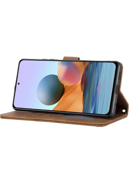 Xiaomi Redmi Not 10 Pro 4g Için Flip Case Manyetik Kapatma Cüzdan Kılıf Pu (Yurt Dışından)