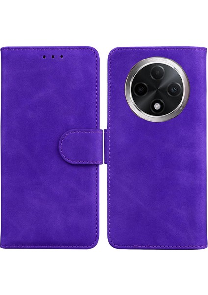 Oppo A3 Pro 5g Premium Pu Deri Manyetik Kart Yuvası Standı Için Flip Case (Yurt Dışından)