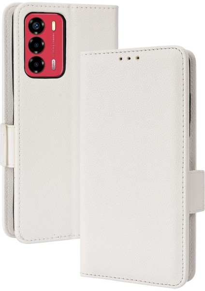Zte Blade A72 Pu Deri Manyetik Kart Yuvaları Tutucu Cüzdan Tarafı (Yurt Dışından)