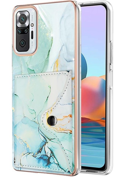Xiaomi Redmi Not 10 Pro/pro Max Kart Yuvaları Mermer Ince Cüzdan (Yurt Dışından)