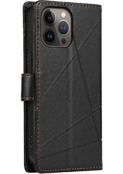 Iphone 13 Için Flip Case Pro Max Üç Kart Yuvaları Darbeye Kickstand (Yurt Dışından)