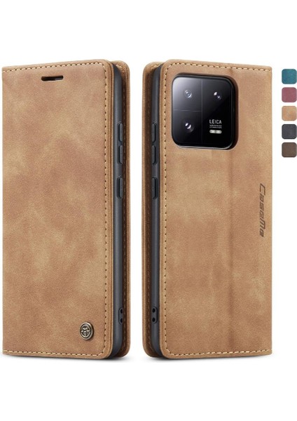 Mays Home1 Xiaomi 13 Pro Için Flip Case Manyetik Kapatma Darbeye Çevir Folio Kitap Pu (Yurt Dışından)