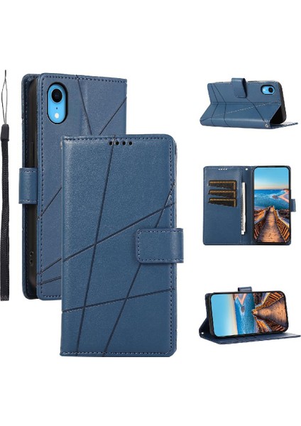 Iphone Xr Üç Kart Yuvaları Için Flip Case Kickstand Darbeye Şok (Yurt Dışından)