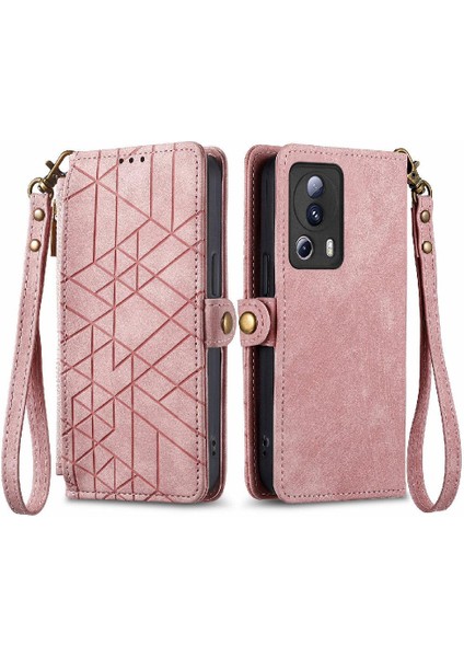Xiaomi 13 Lite Için Flip Case Kapak Cüzdan Deri Kılıf Darbeye (Yurt Dışından)