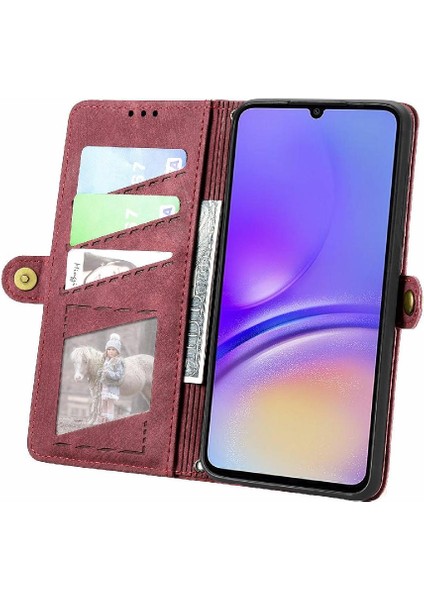 Samsung Galaxy A05 4g Için Flip Case Cüzdan Kapak Çevirin Deri Kılıf Basit (Yurt Dışından) indirimleri