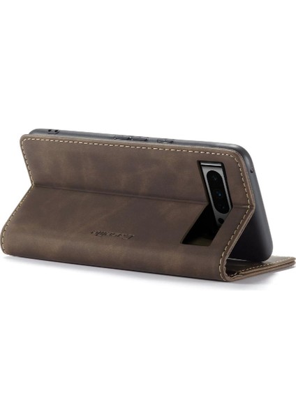 Google Piksel 8 Pro Kılıf Için Flip Case Kart Yuvası Kickstand Flip Folio Kitap (Yurt Dışından)