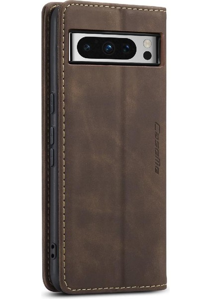 Google Piksel 8 Pro Kılıf Için Flip Case Kart Yuvası Kickstand Flip Folio Kitap (Yurt Dışından)