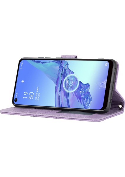 Samsung Galaxy A32 5g/ M32 5g Kickstand Pu Deri Manyetik Için Flip Case (Yurt Dışından)