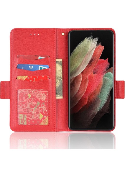 Samsung Galaxy S21 Ultra Pu Deri Yan Toka Kart Yuvaları Tutucu (Yurt Dışından) indirimleri