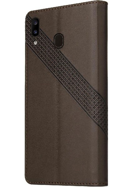 Samsung Galaxy A20E Üç Kart Yuvaları Darbeye Kickstand 4 Için Flip Case (Yurt Dışından)