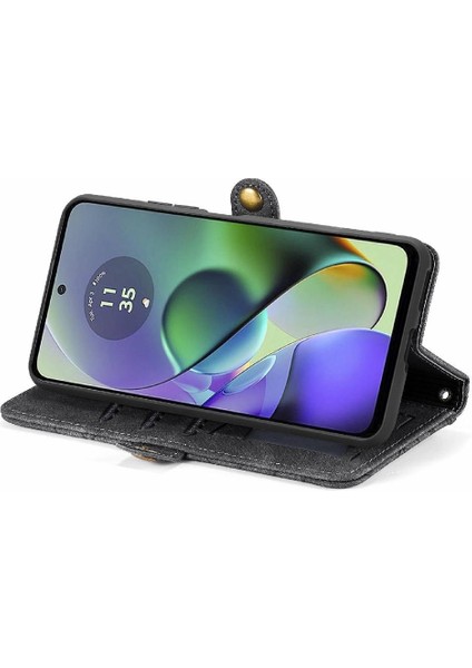 Motorola Moto G54 5g Flip Kapak Için Flip Case Cüzdan Deri Kılıf Basit (Yurt Dışından) indirimleri