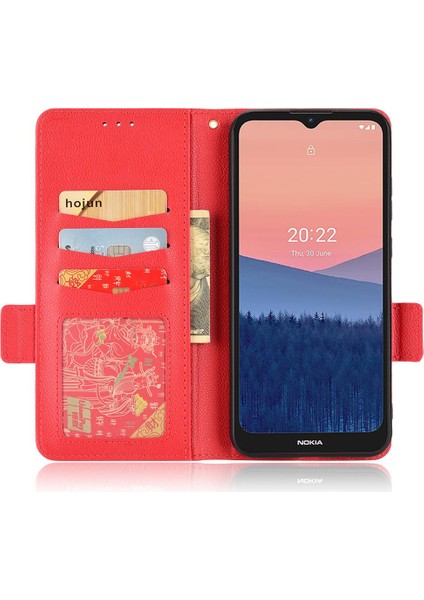 Nokia C21 Manyetik Cüzdan Kart Yuvaları Için Kılıf Tutucu Yan Toka Pu Deri (Yurt Dışından) fiyatları