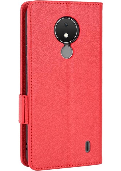 Nokia C21 Manyetik Cüzdan Kart Yuvaları Için Kılıf Tutucu Yan Toka Pu Deri (Yurt Dışından) indirimleri