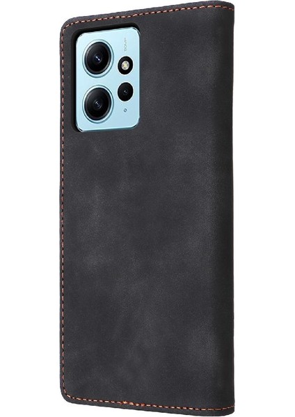 Xiaomi Redmi Not 12 Için Flip Case 4g Kapak Çevirin Darbeye Cüzdan Kılıf (Yurt Dışından)