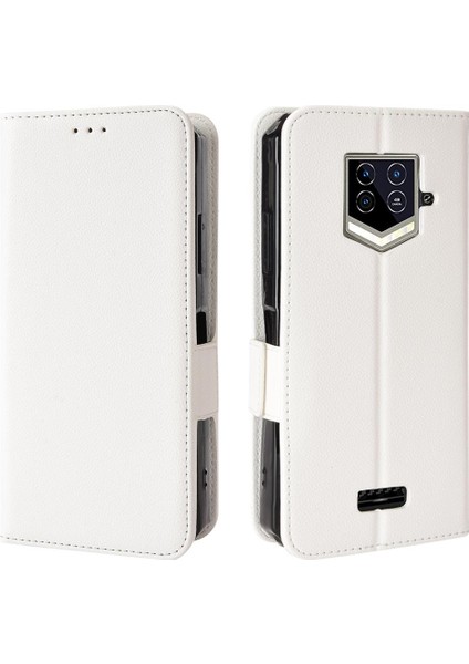 Oukitel WP15 Yan Toka Kart Yuvaları Için Kılıf Tutucu Cüzdan Manyetik Pu (Yurt Dışından)