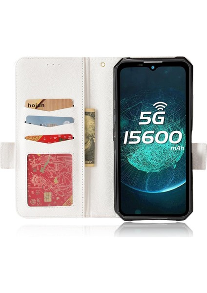 Oukitel WP15 Yan Toka Kart Yuvaları Için Kılıf Tutucu Cüzdan Manyetik Pu (Yurt Dışından) fırsatları