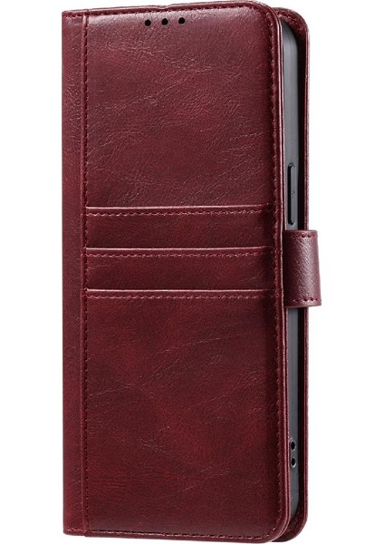 Xiaomi Redmi Not 12 Için Flip Case 4g Pu Deri Kickstand 6 Kart Yuvaları (Yurt Dışından)