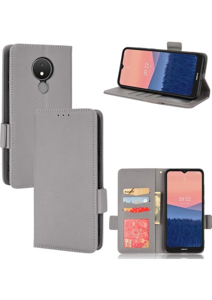 Nokia C21 Manyetik Cüzdan Kart Yuvaları Için Kılıf Tutucu Yan Toka Pu Deri (Yurt Dışından) indirimleri