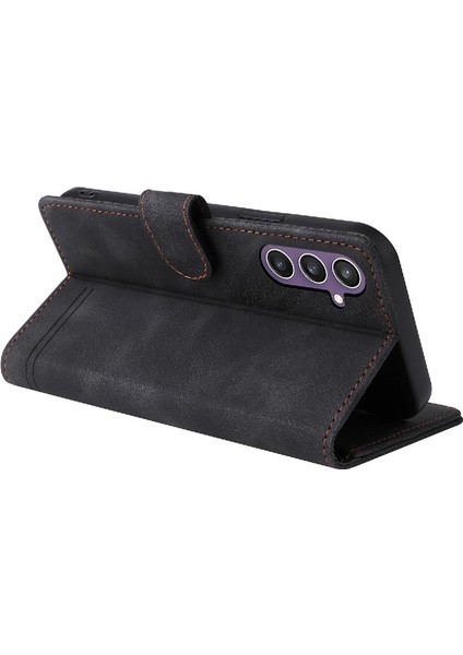 Samsung Galaxy S23 Fe Için Flip Case Cüzdan Kapak Kapak Basit Iş (Yurt Dışından) fırsatları
