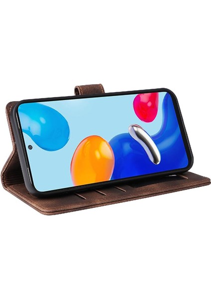 Xiaomi Redmi Not 11 Için Flip Case Cüzdan Basit Iş Kapak Kılıfı (Yurt Dışından) modelleri