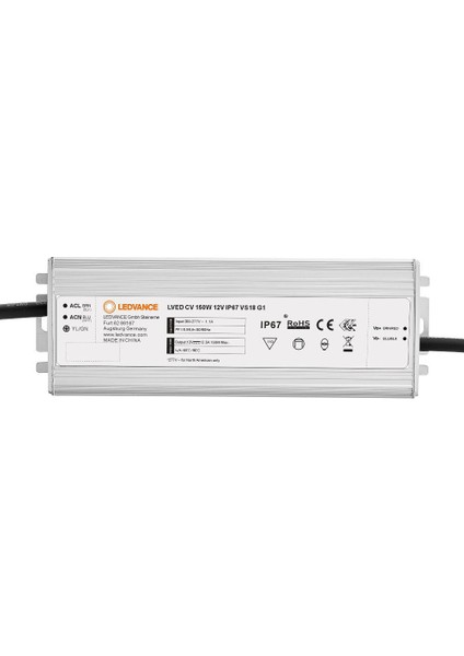 Sabit Voltaj 150W 12V IP67 LED Driver - Sürücü