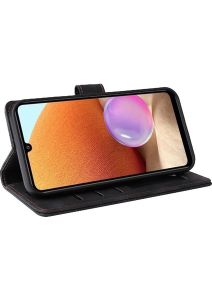 Samsung Galaxy A32 4g Için Flip Case Cüzdan Kapak Kapak Basit Iş Durum (Yurt Dışından)