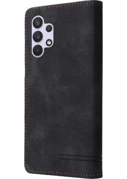 Samsung Galaxy A32 4g Için Flip Case Cüzdan Kapak Kapak Basit Iş Durum (Yurt Dışından)