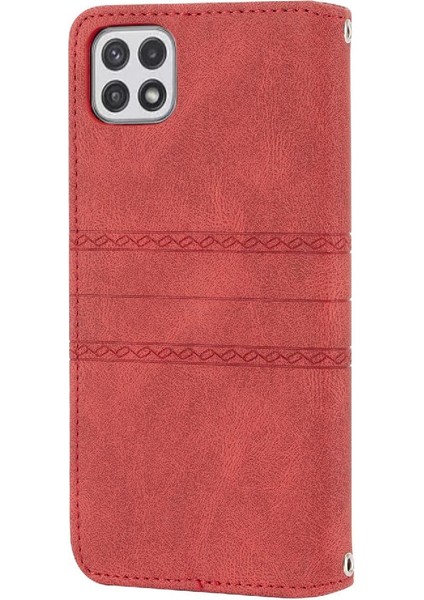 Samsung Galaxy A22 Için Flip Case 5g/ F42 5g Manyetik Kapatma Kickstand Pu (Yurt Dışından) indirimleri