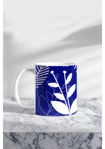 Blue Flower Çift Kupa Seti fiyatları