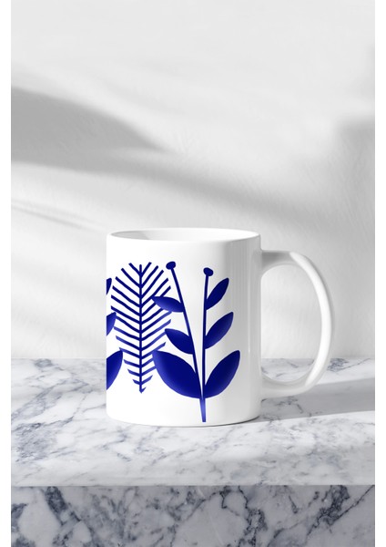 Blue Flower Çift Kupa Seti indirimleri