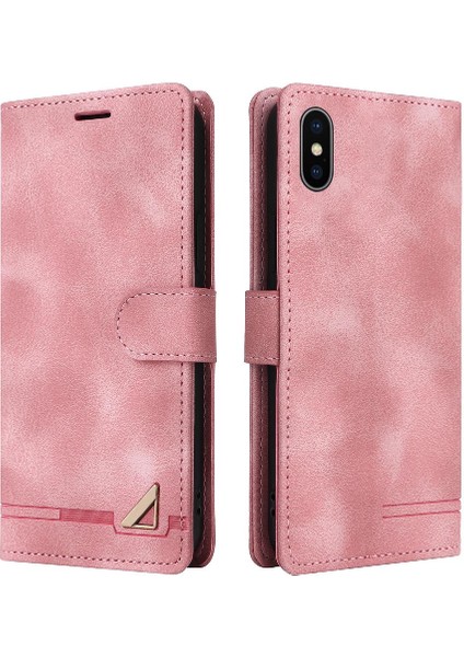 Iphone X/xs Deri Kılıf Için Flip Case Basit Iş Darbeye Dayanıklı Kapak (Yurt Dışından)