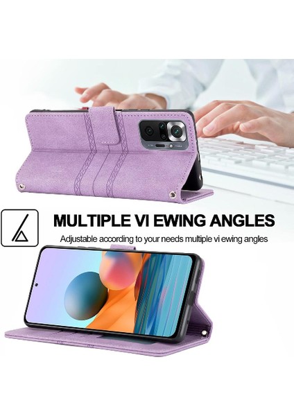 Xiaomi Redmi Not 10 Için Flip Case Pro Max Darbeye Koruyucu Pu Kılıf (Yurt Dışından)