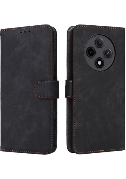 Oppo A3 Pro 5g Için Kılıf Manyetik Kapatma Flip Folio Cüzdan Pu Deri Rfid (Yurt Dışından)