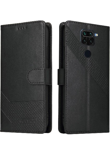 Xiaomi Redmi Not 9 Için Flip Case 4g Kickstand Darbeye 4 Köşe Üç (Yurt Dışından)