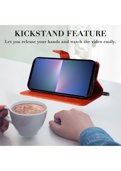 Sony Xperia 10 Vi Flip Kickstand Manyetik Kapak Pu Deri Kılıf ile (Yurt Dışından) indirimleri