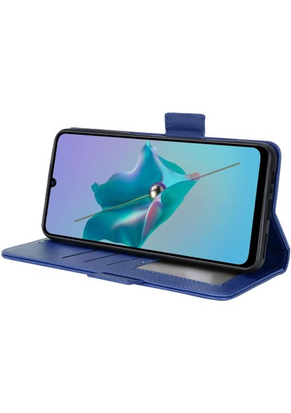 Zte Blade A72 Pu Deri Manyetik Kart Yuvaları Tutucu Cüzdan Tarafı (Yurt Dışından)